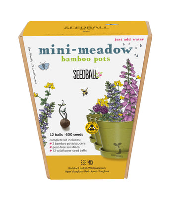 Mini Garden Bamboo Kit, Bee Mix