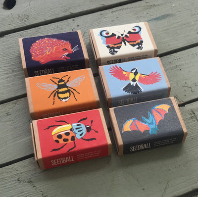 Wildlife Collection, Set of 6 Seed Boxes