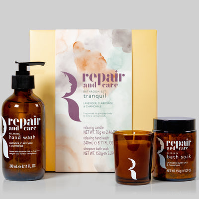 Repair and Care Tranquil Bathroom Gift Set
