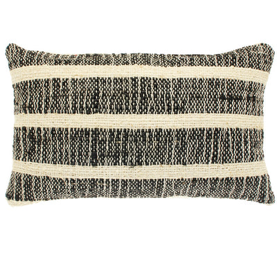 Handwoven Jute Stripe Cushion
