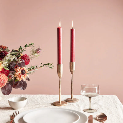 Red Dinner Candle, St Eval