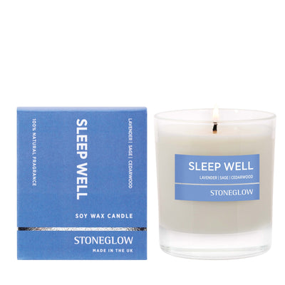 Wellbeing- Sleep Well Candle by Stoneglow