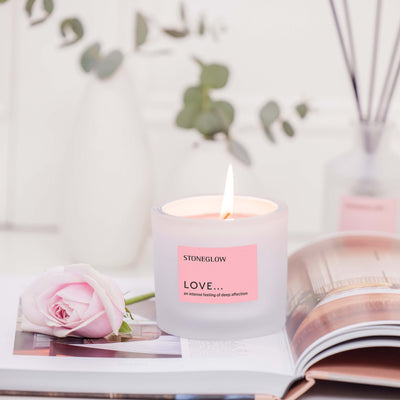 Love - Gardenia and Sweet Pear Candle by Stoneglow