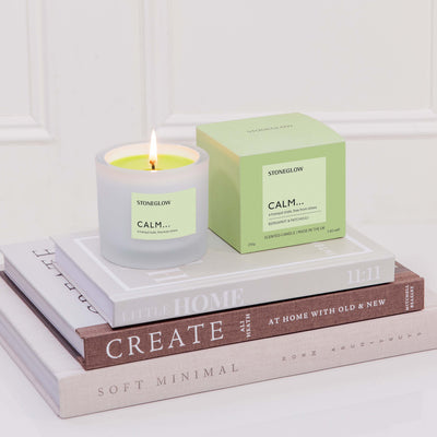 Calm - Bergamot and Patchouli Candle by Stoneglow
