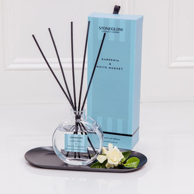 Gardenia and White Muguet Reed Diffuser by Stoneglow