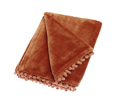 Cashmere Touch Throw, Spice