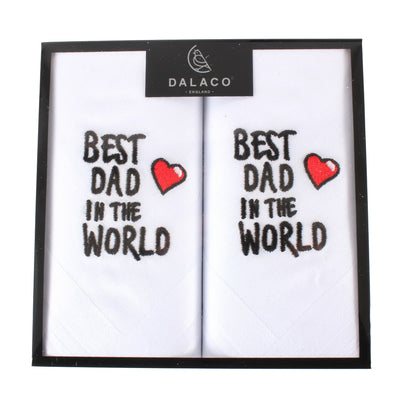 Best Dad in the World Handkerchief Set