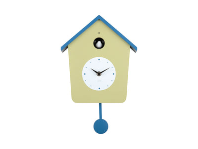 Wall Clock, Cuckoo Light, Tea Green and Classic Blue