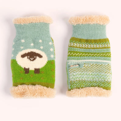 Ice Sheep Wrist Warmers by Powder