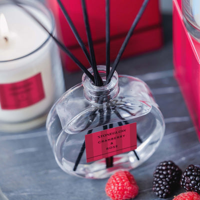 Cranberry and Rose Reed Diffuser by Stoneglow