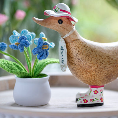 DCUK Flower Hat and Boot Ducky, Carnation