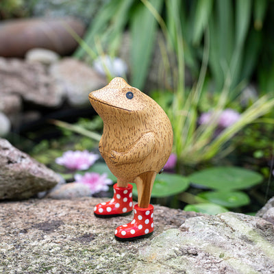 DCUK Jolly Frogs, Red Spotty Boots