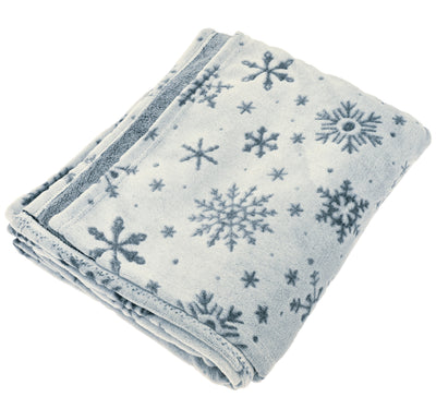 Snowflake Printed Throw