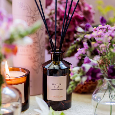 Stoneglow Ginger Lily, Magnolia & Ginger Scented Reed Diffuser