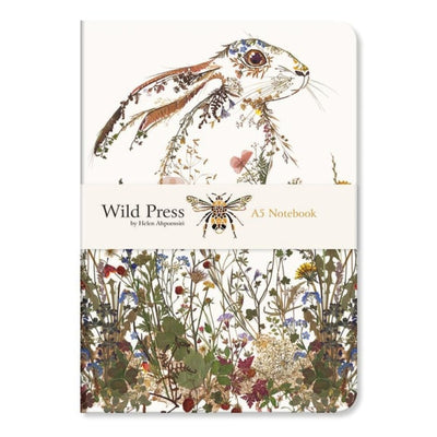A5 Notebook - Wildflower Hare