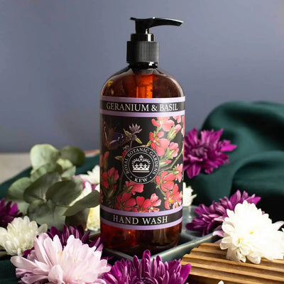 Kew Gardens Geranium and Basil Hand Wash