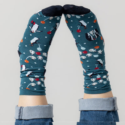 Party Penguin Bamboo Socks by Lily and Me