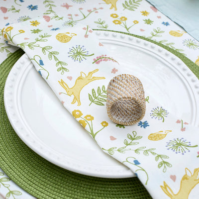 Meadow Design Set of 4 Napkins