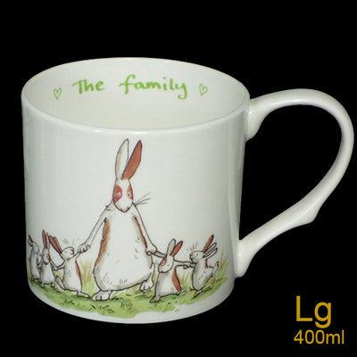 The Family Large Mug  by Two Bad Mice