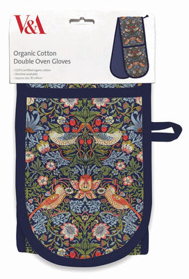Strawberry Thief Double Oven Gloves