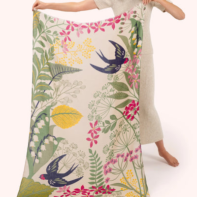 Swooping Swallows Scarf by Powder