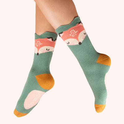 Foxy Character Socks by Powder