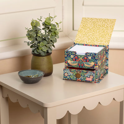 Memo Cube - William Morris Strawberry Thief