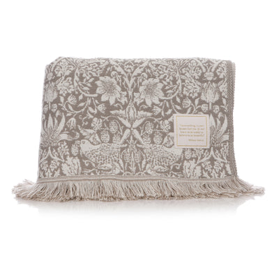 William Morris Strawberry Thief Blanket