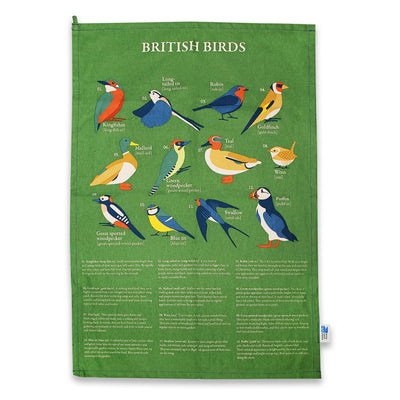 RSPB British Birds Tea Towel