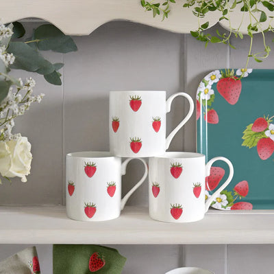 Strawberries Mug by Sophie Allport