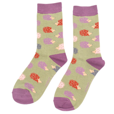 Miss Sparrow Colourful Hedgehogs Socks