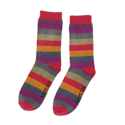 Mr Heron Thick Stripes Socks
