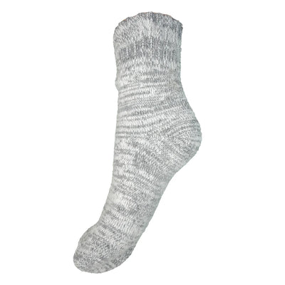 Joya Grey Thick Wool Blend Socks