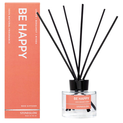 Wellbeing - Be Happy Reed Diffuser by Stoneglow