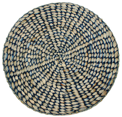 Blue Circular Hyacinth Placemat