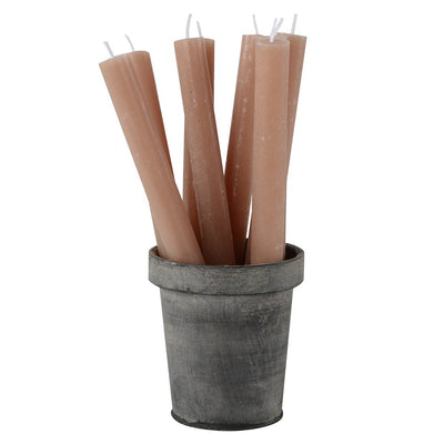 Rustic Dinner Candle, Caramel
