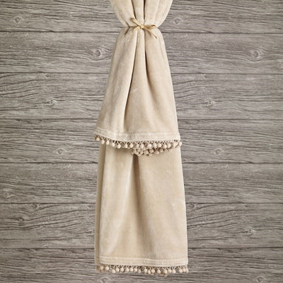 Cashmere Touch Fleece Throw, Linen