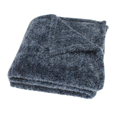 Cosy Cloud Throw, Slate Blue