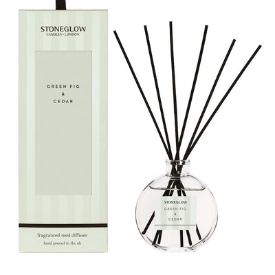 Green Fig and Cedar Reed Diffuser by Stoneglow