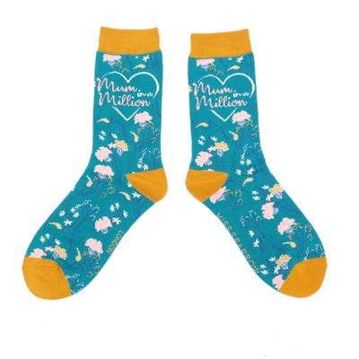 Mum in a Million Socks, Teal