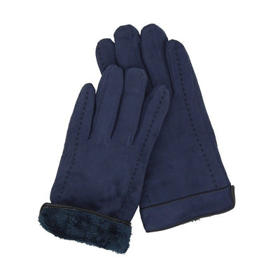 Men's Navy Touch Screen Gloves