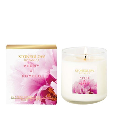Peony and Pomelo Candle by Stoneglow
