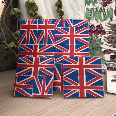 Union Jack Natural Stone Coaster