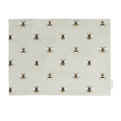 Bees Fabric Placemat by Sophie Allport