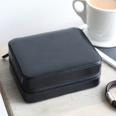 Men's Black Accessories Travel Box